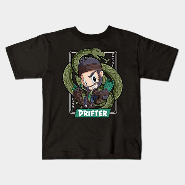 Drifter Kids T-Shirt by Block Blasters